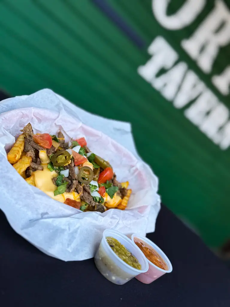 Loaded fries from JesCrave at Morton's Tavern in Fort Worth